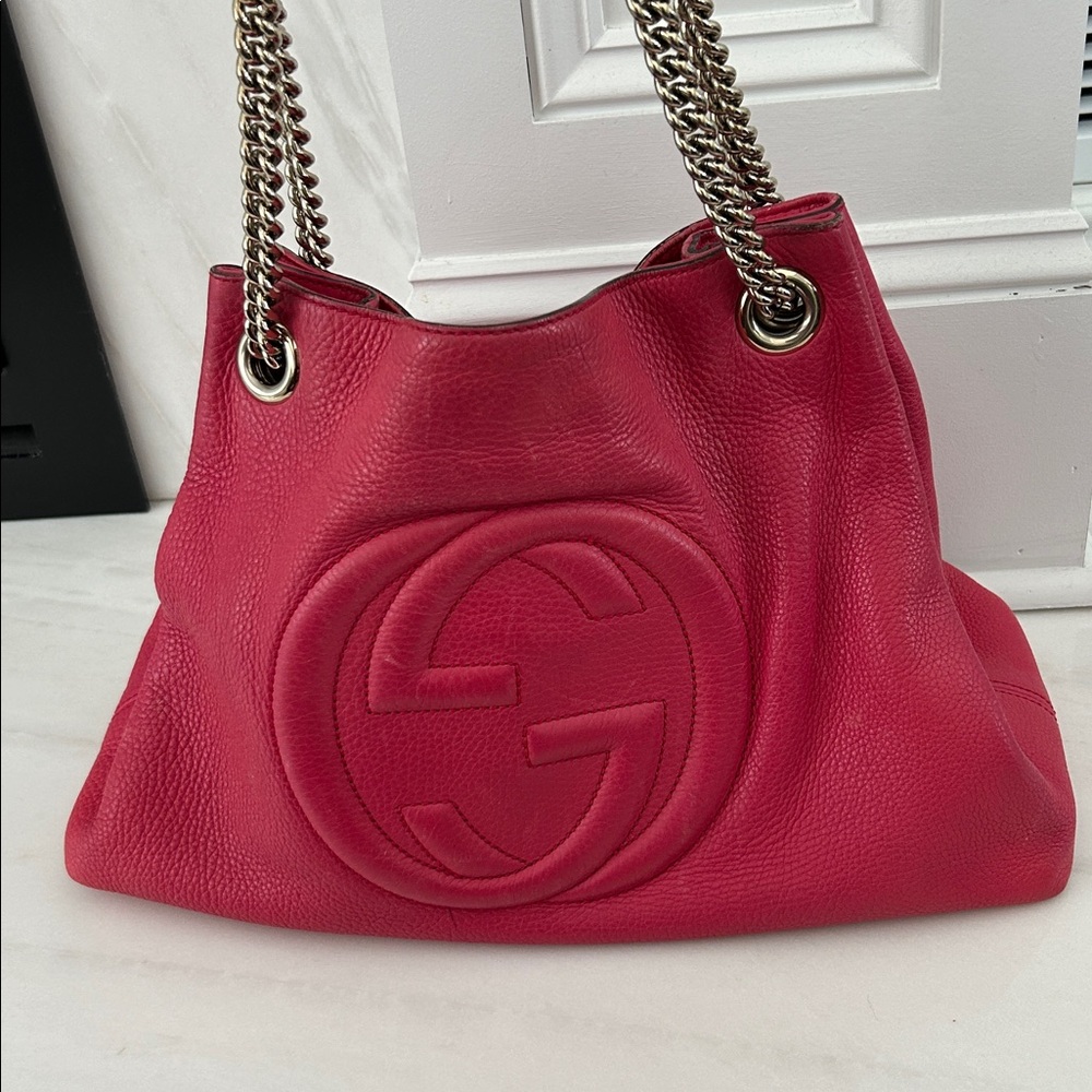 Gucci GG logo Soho chain strap shoulder bag